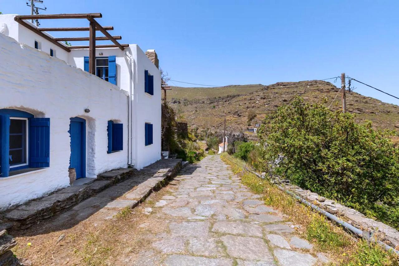 Traditional Village House On Kea Milopotamos  Exterior photo